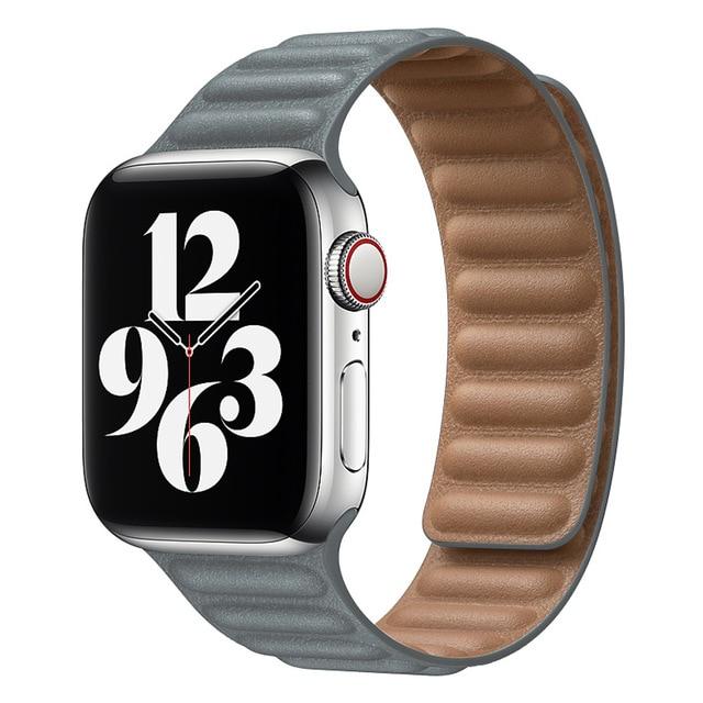 純正 41mm ミッドナイトレザーリンク M/L Apple watch バンド s-l400.jpg