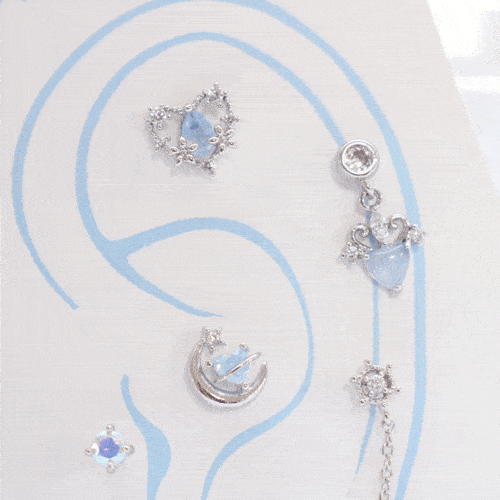 [Styling] Sky Frill ボディピアス キャッチ ボディピアス キャッチ ピアッシング 軟骨ピアス 16G 軟骨ピアス (5set) 7,260円