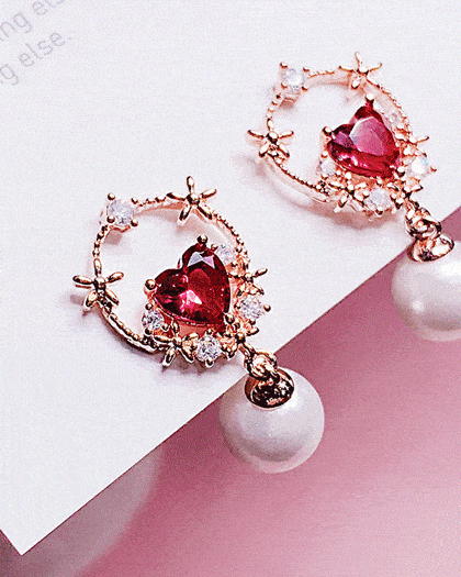 セール【Chloe】Darcey レース アシンメトリー ドロップピアス セール【Chloe】Darcey レース アシンメトリー ドロップピアス