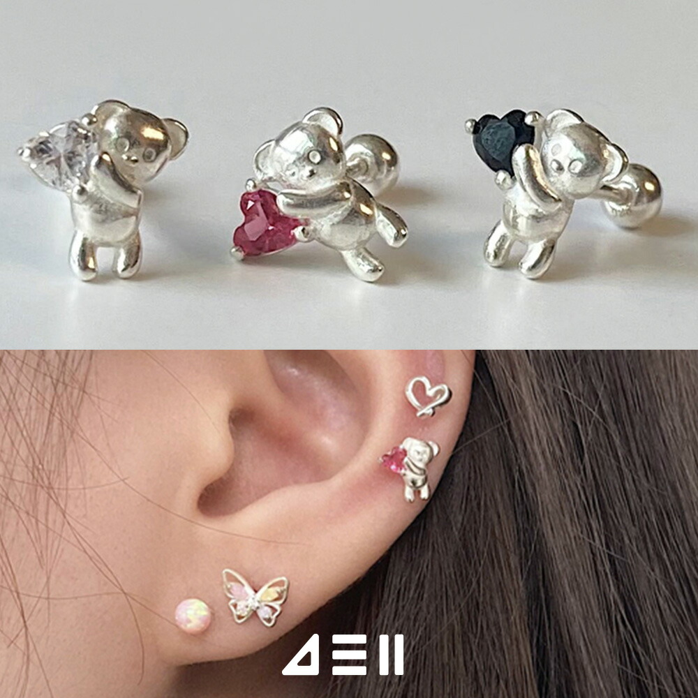 楽天市場】ピアス スワロフスキー ウィニー・ザ・プーモチーフ ベア 熊