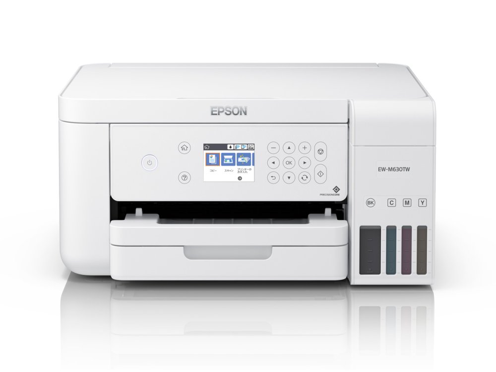【中古】エプソン a 4 色つや 刷り上げる 相応う エコ 貯蔵タンク 積み上げる インクジェット 印刷者 練りあわせる 機 白いこと epson ew m 630 tw