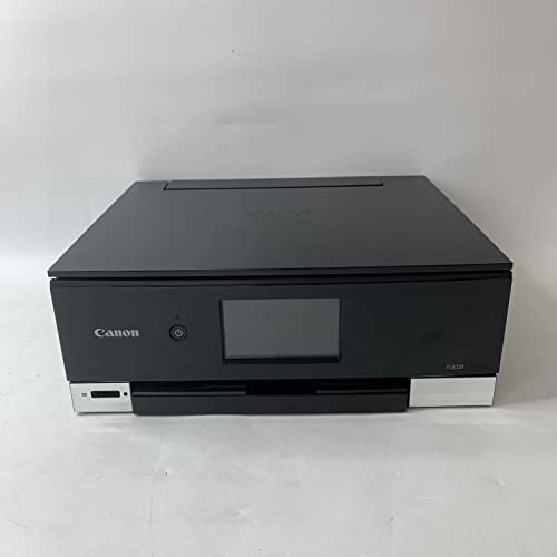 【中古】Canon 印刷機 A4インクジェット練り合わせる機 PIXUS TS8330 黒いこと 2019年真似形