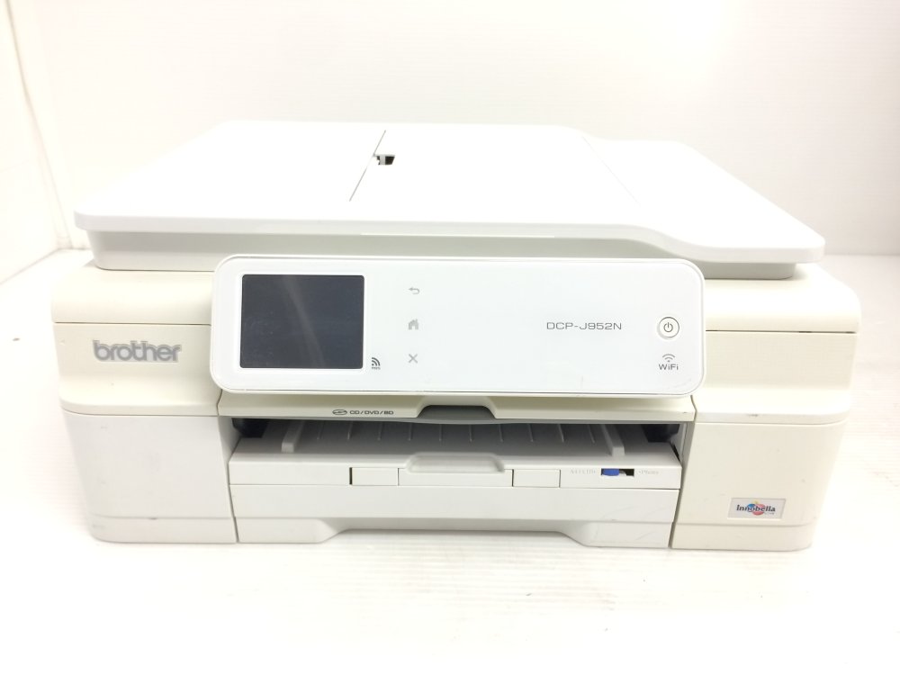 【中古】BROTHER A4インクジェット結びあわせる機 PRIVIO 白青写真 DCP-J952N-W