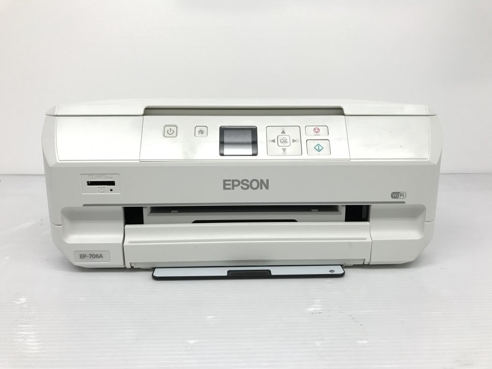 国内即発送】 EPSON インクジェット複合機 Colorio EP-706A 無線 有線