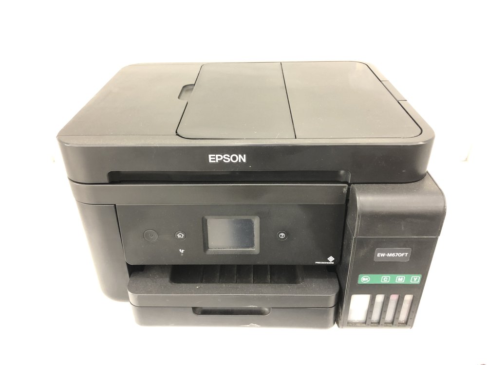 【中古】エプソン EW-M670FT 印刷工/A4色つやインクジェット練りあわせる機