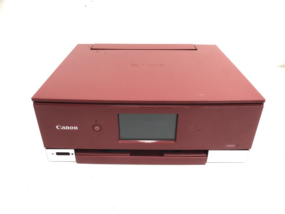 【中古】旧模範例 Canon 印刷工 インクジェット練りあわせる機 PIXUS TS8230 RED (赤いこと)