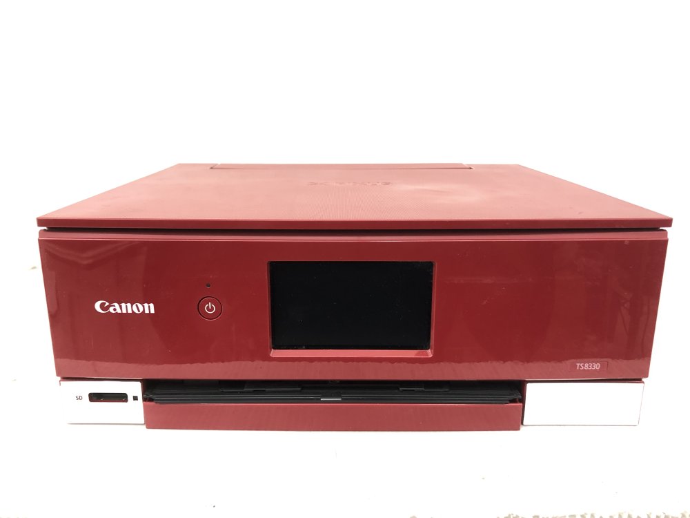 【中古】旧模範例 Canon 印刷工 A4インクジェット練りあわせる機 PIXUS TS8330 赤いこと