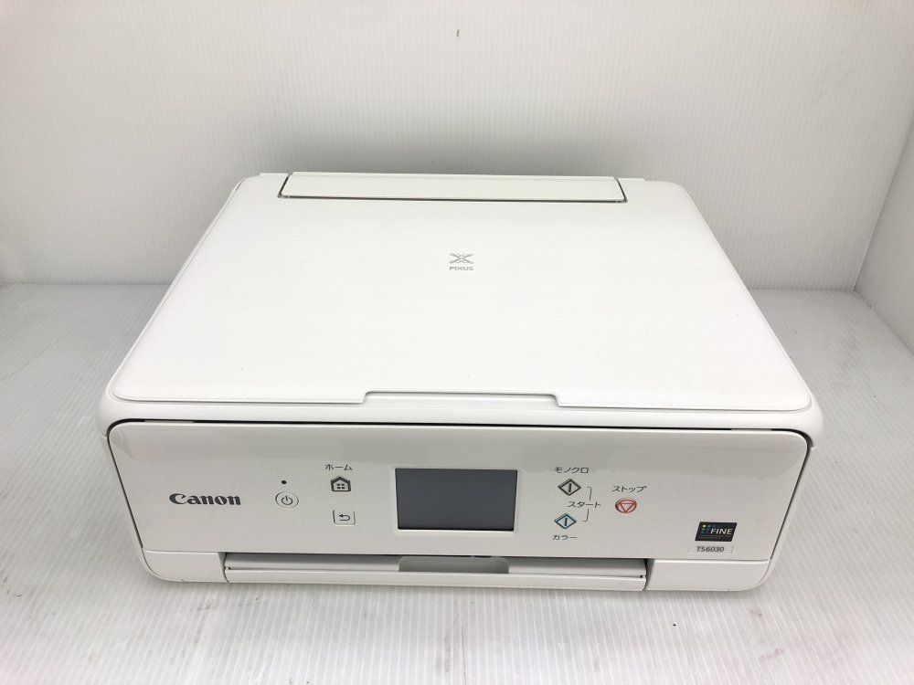 【中古】旧模範例 Canon インクジェット印刷工練りあわせる機 TS6030 WH 白いこと