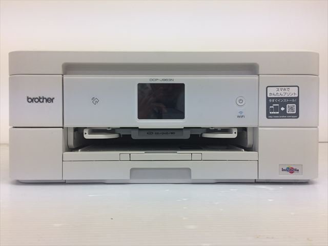 【中古】brother 印刷工 A4 インクジェット練りあわせる機 PRIVIO DCP-J963N-W 白いこと 両面刷り上げる/有線・無線電話ローカルエリアネットワーク/付け札刷り上げる/ADF