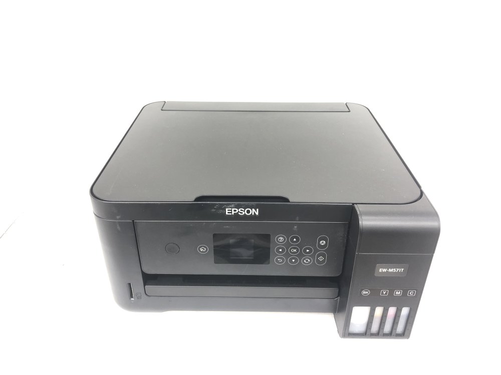 【中古】エプソン 印刷工 エコ貯蔵タンク積み上げる A4色つやインクジェット練りあわせる機 EW-M571T