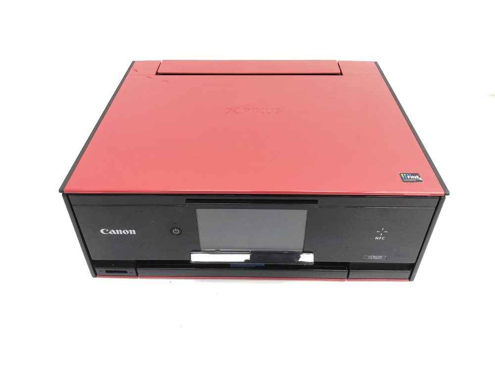 【中古】旧模範例 Canon インクジェット印刷工練りあわせる機 TS9030 RD 赤いこと