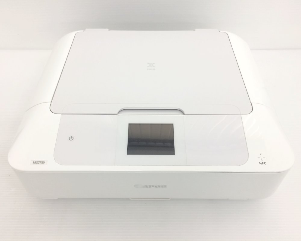 【中古】Canon キヤノン インクジェット練り合わせる機 PIXUSMG7730WH 白いこと