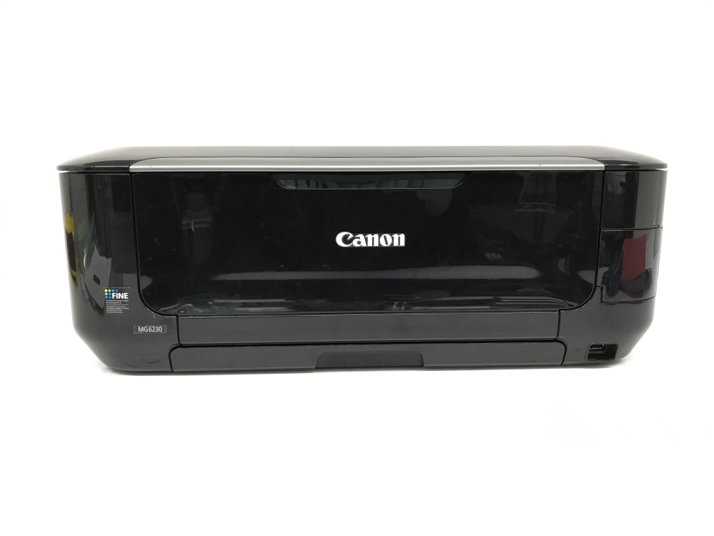 【中古】旧青写真 Canon インクジェット印刷機結びあわせる機 PIXUS MG6230BK 黒いこと