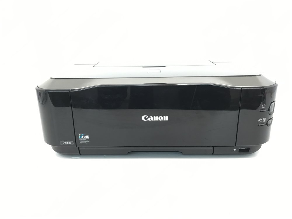 【中古】Canon インクジェット印刷人 PIXUS IP4830 5色W黒インキ 自動小銃両面刷り上げる 向こう正面給紙テープ 下げ札刷り上げる相応う 高尊厳さ写真絵真似形