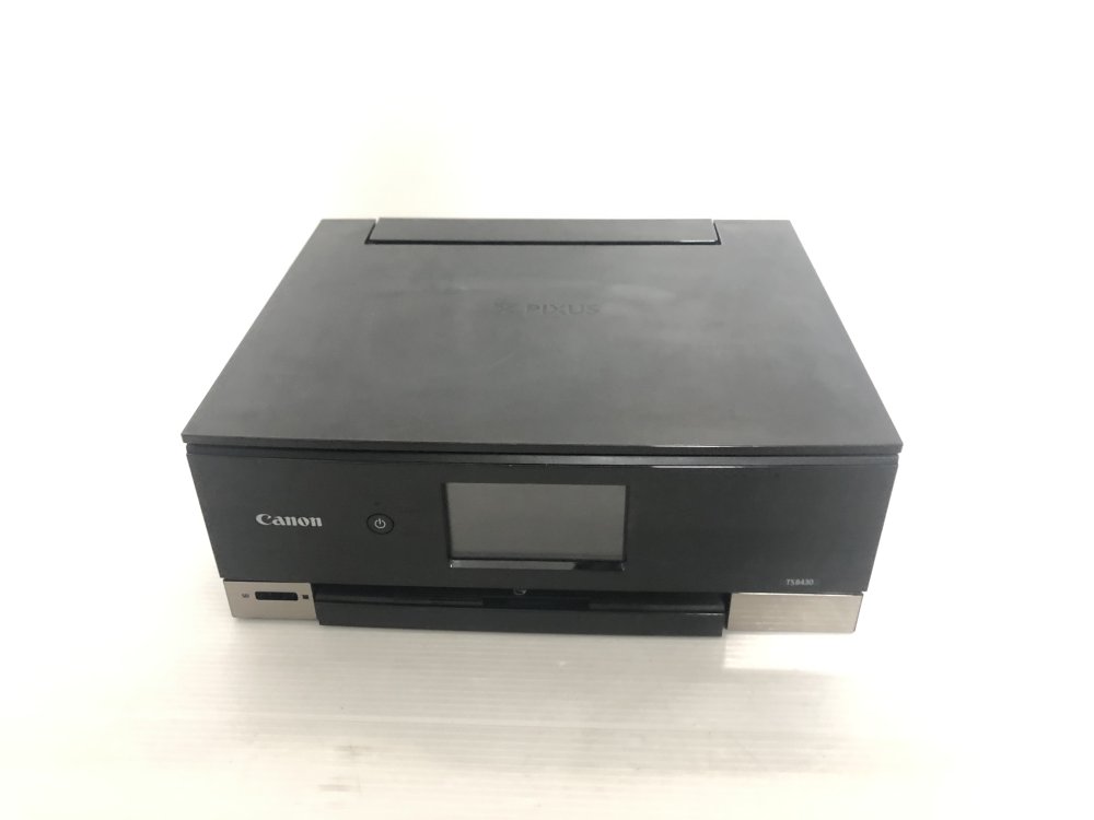 【中古】Canon 印刷工 A4インクジェット練りあわせる機 PIXUS TS8430 黒いこと 2020年模範例 テレ細工物向け 普通