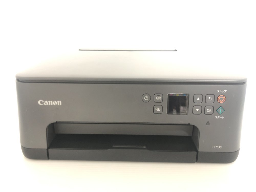 【中古】キヤノン Canon 印刷工 A4インクジェット練りあわせる機 PIXUS TS7530 黒いこと 2021年模範例 テレ細工物向け 5色・独立独行型・相応うインキBCI-300/301続きもの