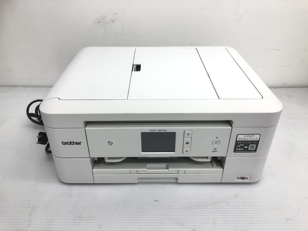 【中古】(旧模範例) brother A4インクジェット練りあわせる機 DCP-J973N-W (12ipm/両面刷り上げる/有線・無線電話ローカルエリアネットワーク/ADF/手差し/付け札刷り上げる)