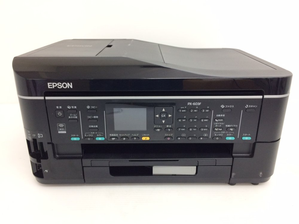 【中古】EPSON Colorio インクジェット練りあわせる機 PX-603F