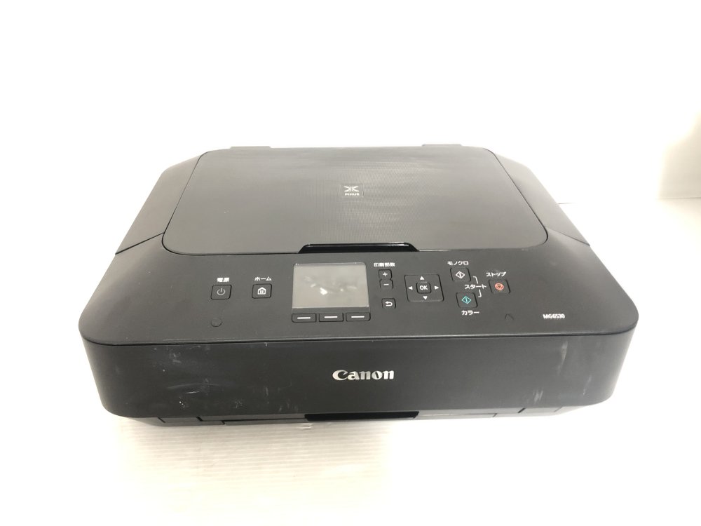 【中古】旧モデル Canon インクジェットプリンター複合機 PIXUS MG6530 BK