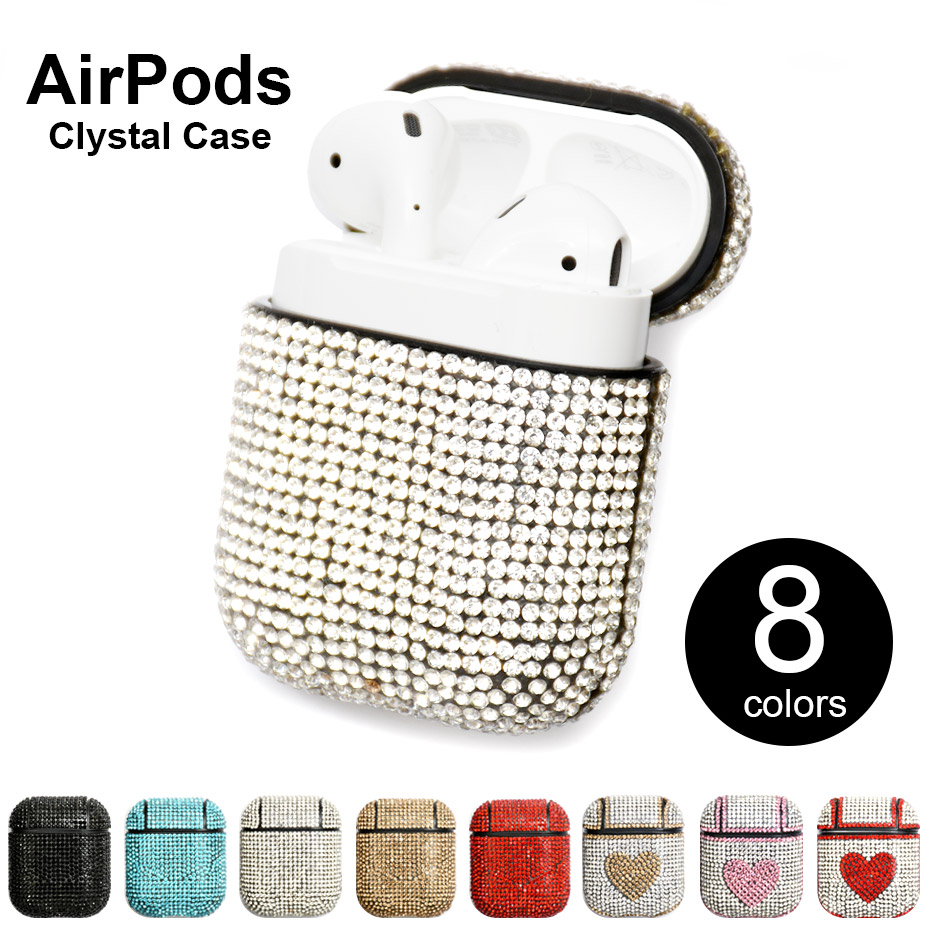 楽天市場 Air Pods ケース かわいい ラインストーン エアーポッツ Airpods エアーポッド カバー エアーポッズ インスタ映え オシャレ キラキラ カナビラ付き プレゼント クリスタル ギフト ワイヤレスイヤホン エアポッズ エアポッツ 4u M便 1 1 4u Clothing メンズ