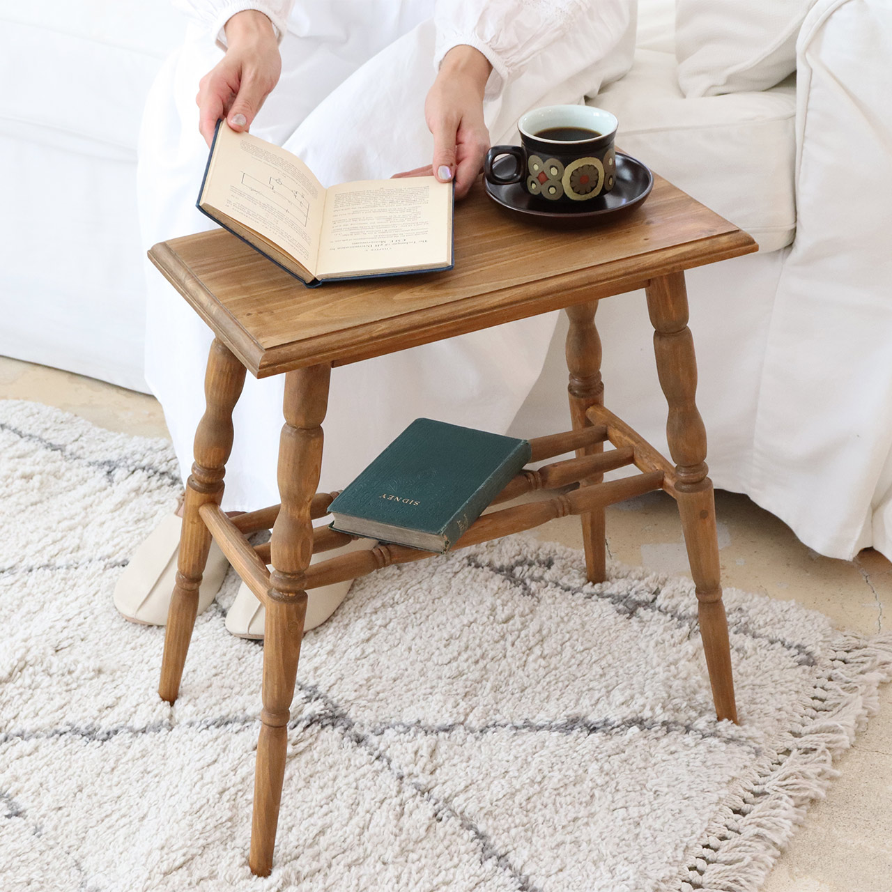 公式】ナインマーケ 木製 サイドテーブル (NEIN MARKE)500WORKS. 木製