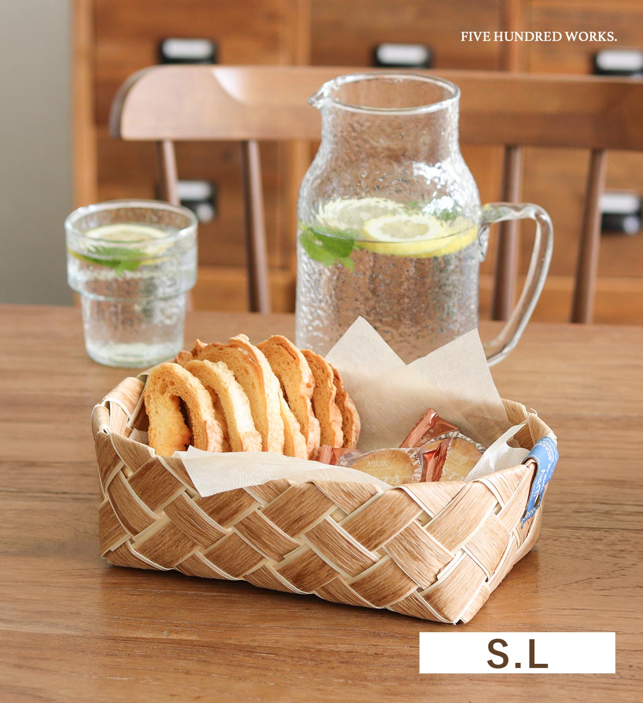 楽天市場】【公式】クルヴ オーバルバスケット(KURV) S/L 500WORKS