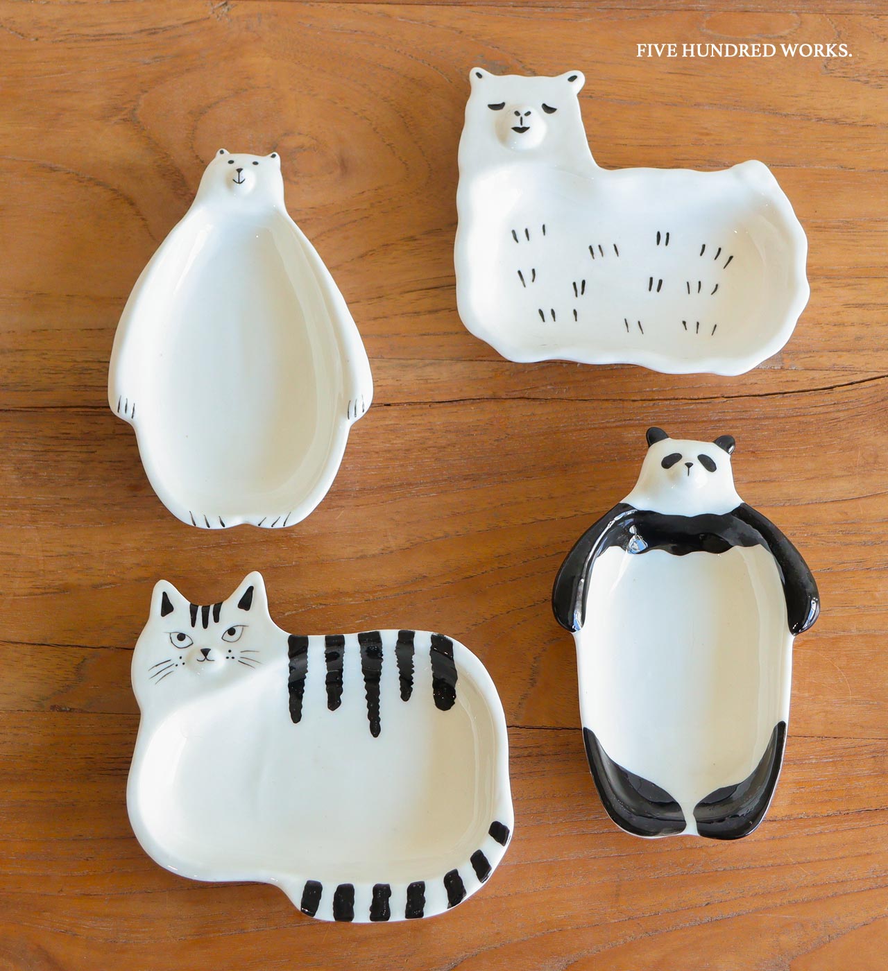 楽天市場】【公式】トレイ 食器 アニマル 動物 ねこ 猫 しろくま 白熊