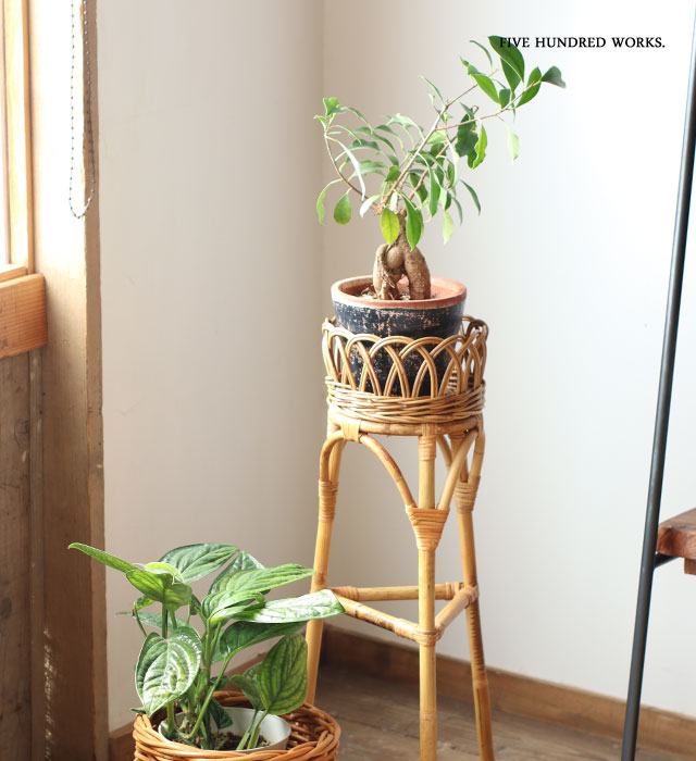 楽天市場】【公式】フラワースタンド 室内 おしゃれ ラタン スタンド