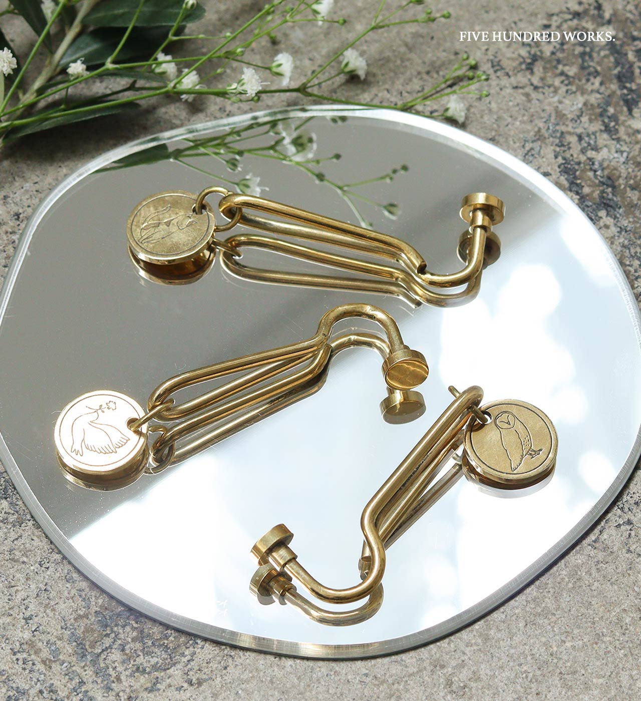 稀少！1883年 米国製 ビンテージ ブラス キーホルダー atforest_bigjohn-vkyr06