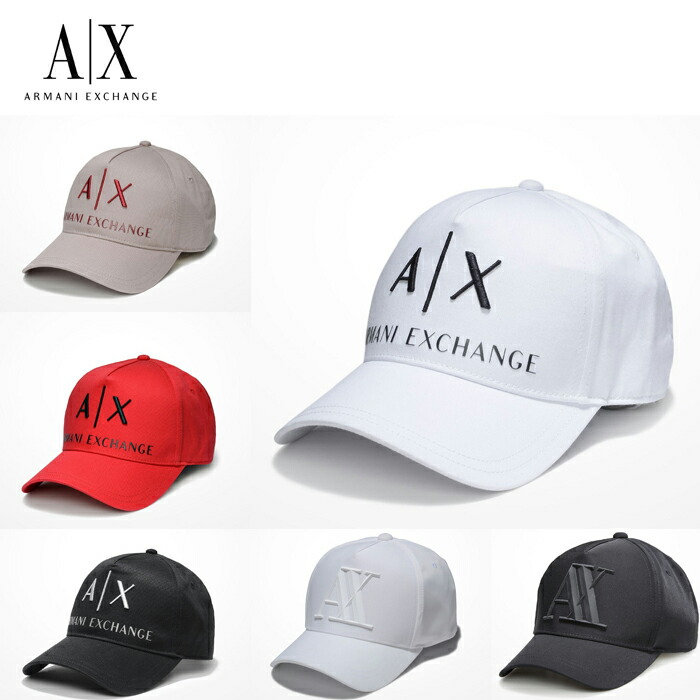 楽天市場】アメリカ正規入荷【A/X】アルマーニ・エクスチェンジ・ユニセックスARMANI EXCHANGE 正規キャップ ハット 帽子ax472  ホワイト ブラック : 5445楽天市場店