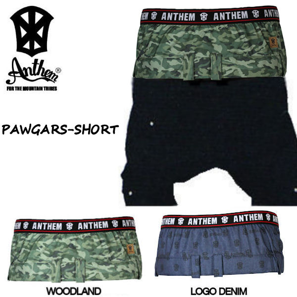 【ANTHEM】アンセム/POWGARD　SHORT　パウガード　デザインパウダーガードショート　スノーボード/総柄【正規品】【あす楽対応】