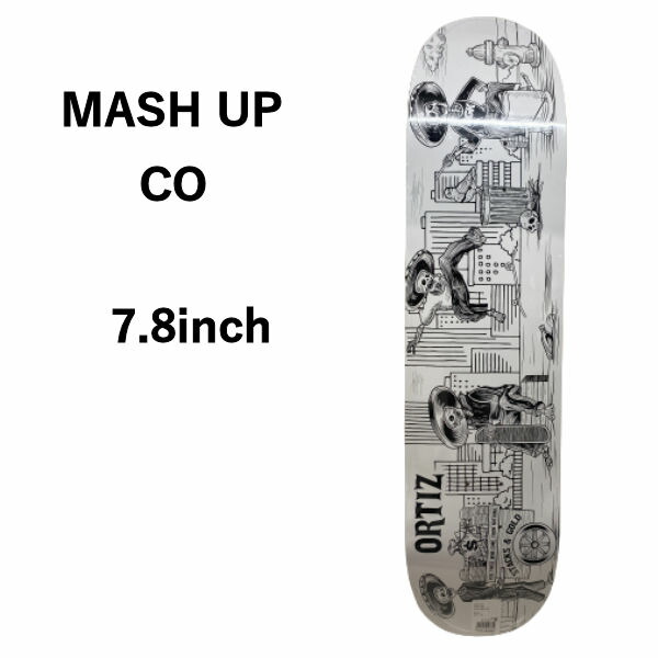 【DGK】ディージーケーMASHUPDECK7.8/7.9/8/8.06/8.1インチSkateboardHIPHOPスケートボードチームデッキ板初心者ビギナー【あす楽対応】