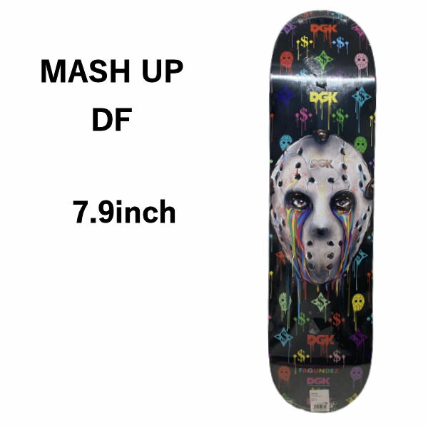 【DGK】ディージーケーMASHUPDECK7.8/7.9/8/8.06/8.1インチSkateboardHIPHOPスケートボードチームデッキ板初心者ビギナー【あす楽対応】
