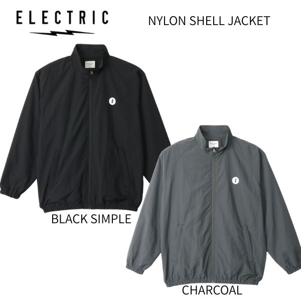 【ELECTRIC】エレクトリック NYLON SHELL JACKET メンズ 撥水工業 上衣 トップス アウター 滑るゲーム盤 表どおり アウトドア 難民キャンプ M/L/XL【定め事品】
