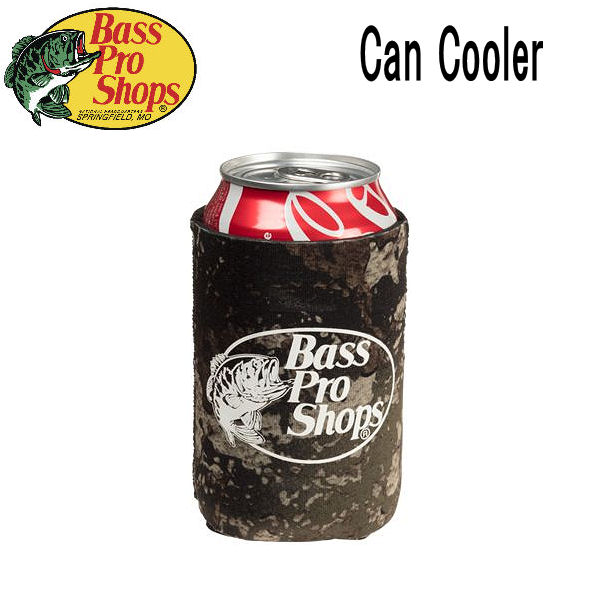 【楽天市場】【Bass Pro Shops】バスプロショップス Logo TrueTimber Can Cooler ボトルホルダー カバー