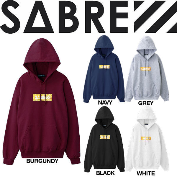 楽天市場 ステッカープレゼント Sabre セイバー15秋冬 Box Logo Hoodie メンズプルオーバーパーカー 長袖パーカー 5カラー Surf Snow ５４ｔｉｄｅ