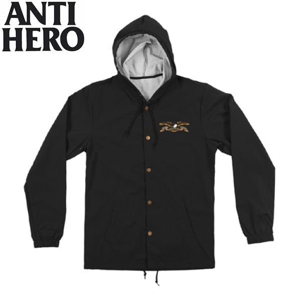 完売 Anti Hero アンタイヒーロー 17秋冬 Stock Eagle Hooded Windbreaker アンチヒーロー メンズ ジャケット ウィンドブレーカー アウター S M L Xl Black Surf Snow ５４ｔｉｄｅ 全ての Apl Ptjib Co Id