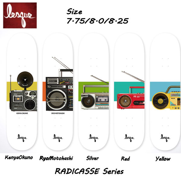 楽天市場】【LESQUE】レスケ Monogram スケートボード スケート デッキ