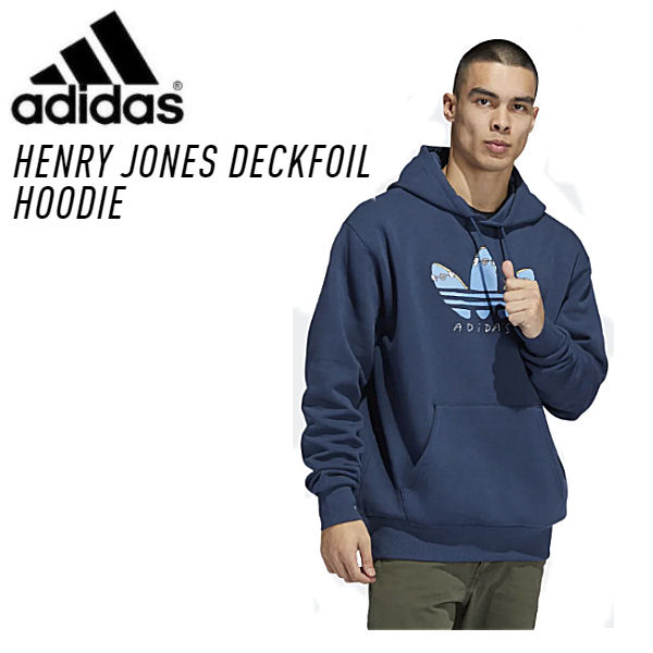 Sale 送料無料 Adidas アディダス 21春夏 Henry Jones Deckfoil Hoodie メンズ ヘンリージョーンズ デッキホイル パーカー スケートボード S M L O Xo ネイビー ランキング1位獲得 トップス パーカー Kinevent Cd