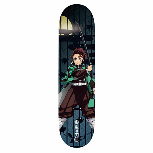 Element 鬼滅の刃 人気ブランド デッキ エレメント スケートボード 8 0インチ アニメ コラボ Color Skateboard デッキ Kimetsu デッキ De Tanjiro 1 Deck デッキ 板 大人 単品 8 0インチ One Color あす楽対応