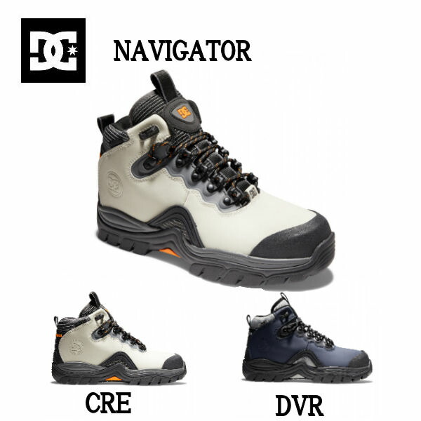 【DC Shoes】ディーシーシューズ 2022秋冬 NAVIGATOR スニーカー 靴 シューズ スケシュー 滑るゲーム盤 難民キャンプ アウトドア 厚底 メンズ  2色つや 25.5珊~28.5珊【定め事品】