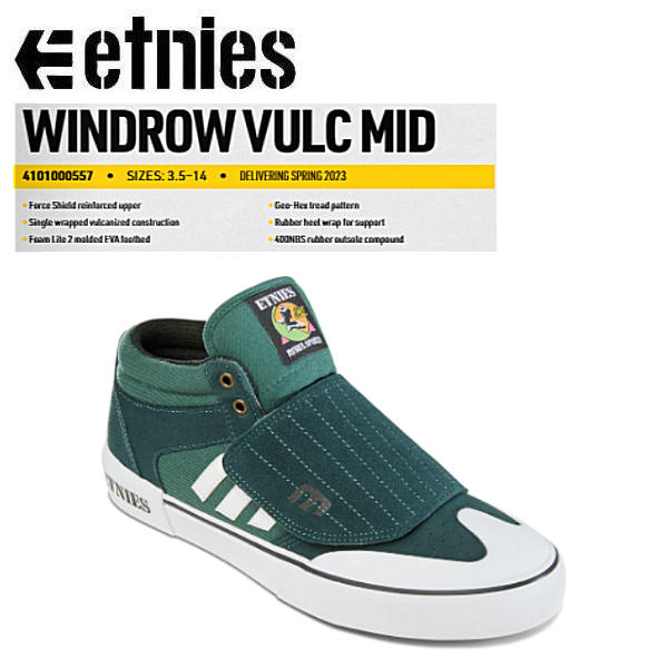 楽天市場】【etnies】エトニーズ WINDROW VULC MID X REBEL ウインド