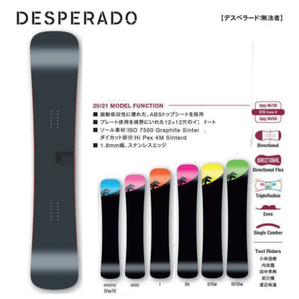 21 レディース Gray Desperado スノーボード フリースタイル 132 138 146 151 152 154 157 157 6 161 163 あす楽対応 Snow ５４ｔｉｄｅ人気ブランド 国産 メンズ カービング Gray スノーボード ファイバーグラス グレイ フリーライド 板 Surf