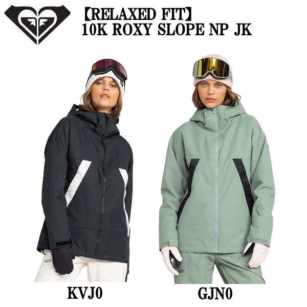 【ROXY】ロキシー 2024秋冬 REGULAR FIT 10K SLOPE NP JK レディース スノージャケット アウター スノーボード スノボ スキー 防寒 M/L 2カラー【正規品】