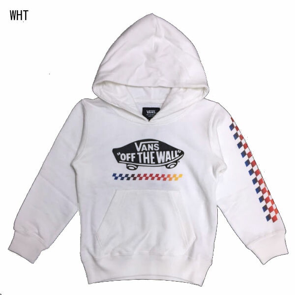 vans hoodie kids white