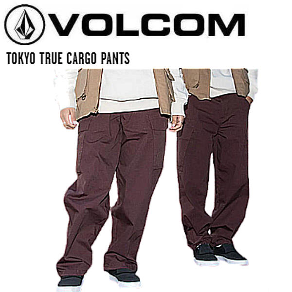 ボルコム 2022秋冬 TOKYO TRUE CARGO PANTS メンズ カーゴパンツ ストレッチ ロングパンツ 28 30 32 34  PUMICE 76％以上節約