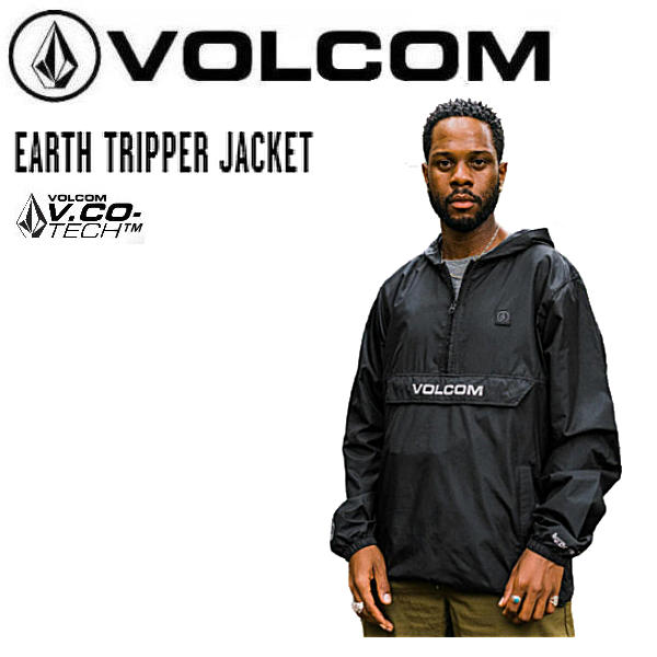 【VOLCOM】ボルコム 2022秋冬 EARTH TRIPPER JACKET メンズ 上衣 ハーフジップ アウトドア 難民キャンプ M/L/XL【置き目品】