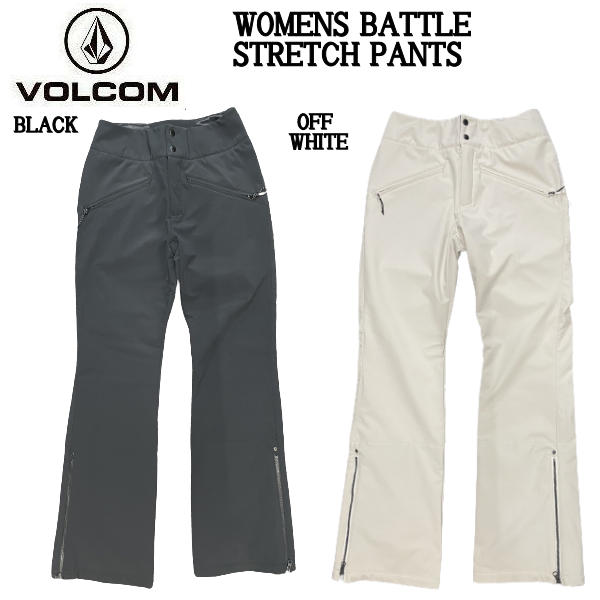 【VOLCOM】ボルコム WOMENS BATTLE STRETCH PANTS レディース スノーパンツ スノーウェア ボトムス ズボン スノーボード スキー アウトドア ウィンタースポーツ M/L/XL 2カラー【正規品】｜surf＆snow ５４ＴＩＤＥ
