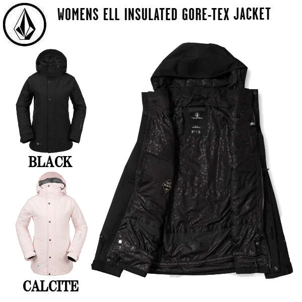 【VOLCOM】ボルコム Womens Ell Insulated Gore-Tex Jacket レディース ゴアテックス スノージャケット スノーウェア トップス アウター スノーボード スキー アウトドア 防寒 キャンプ S/M 2カラー【正規品】