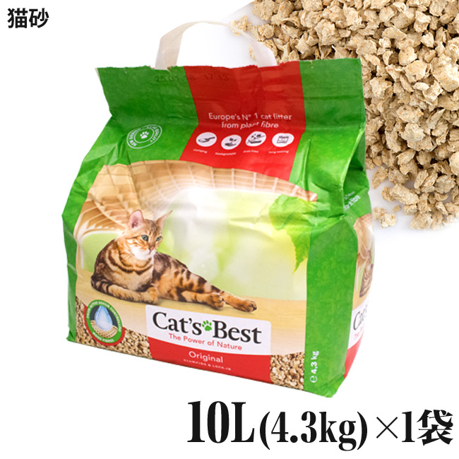 楽天市場】猫砂 キャッツベスト エコプラス オリジナル 10L (4.3kg)×3